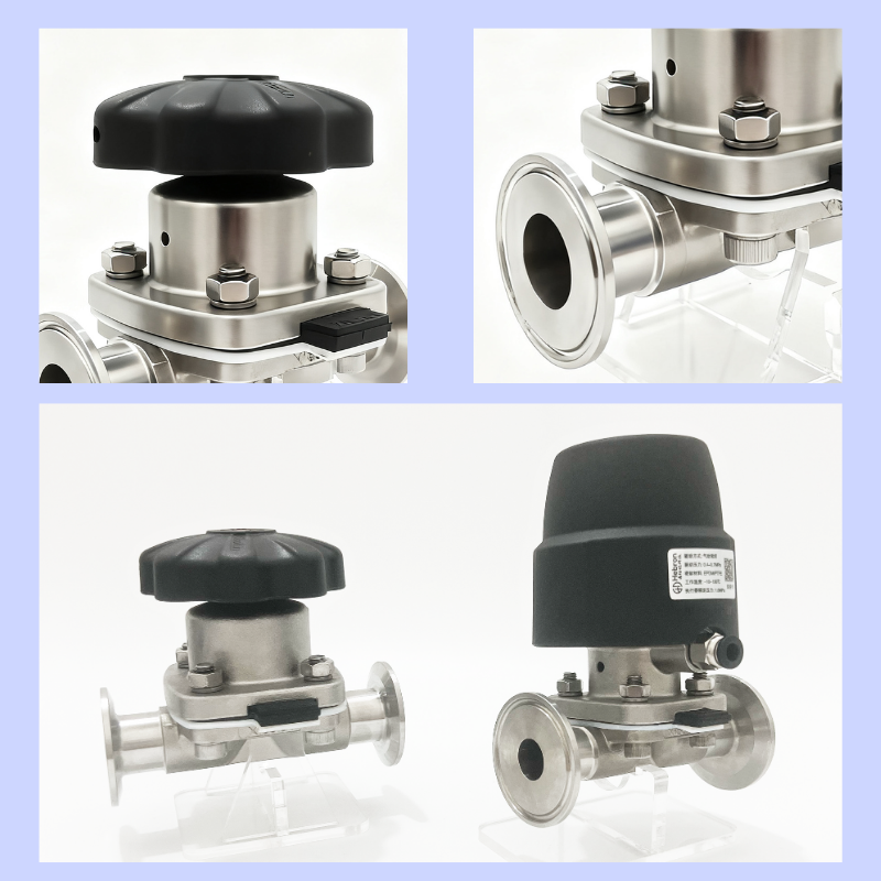 2 way manual diaphragm valve