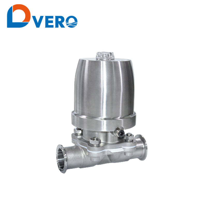 SS 2 way pneumatic diaphragm valve