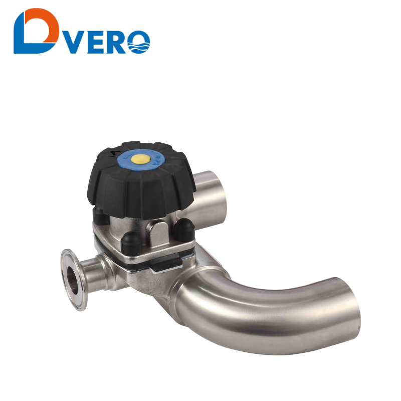 U-shape manual diaphragm valve