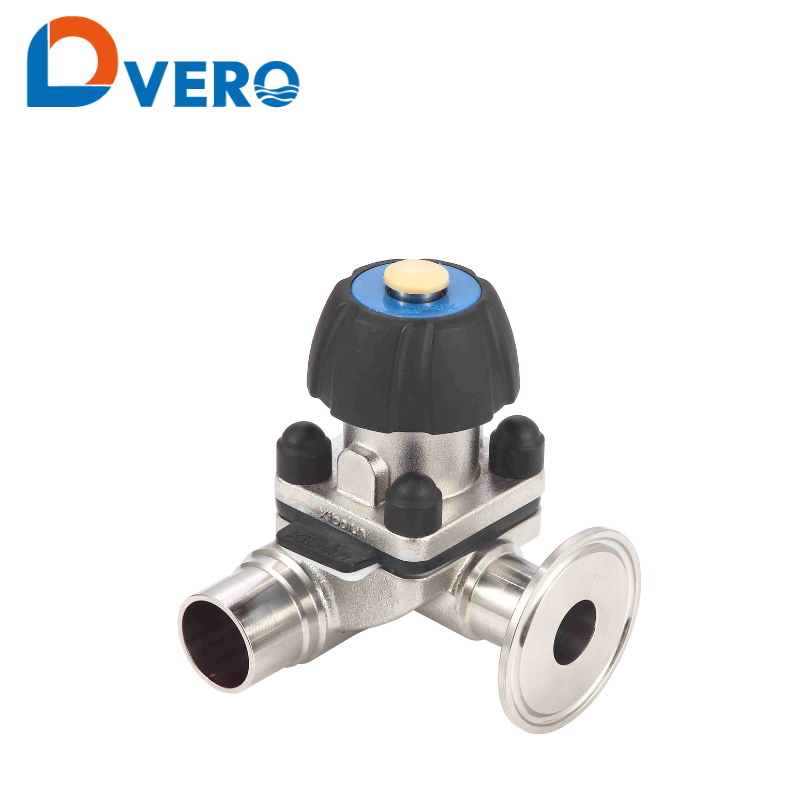 T shape manual diaphragm valve