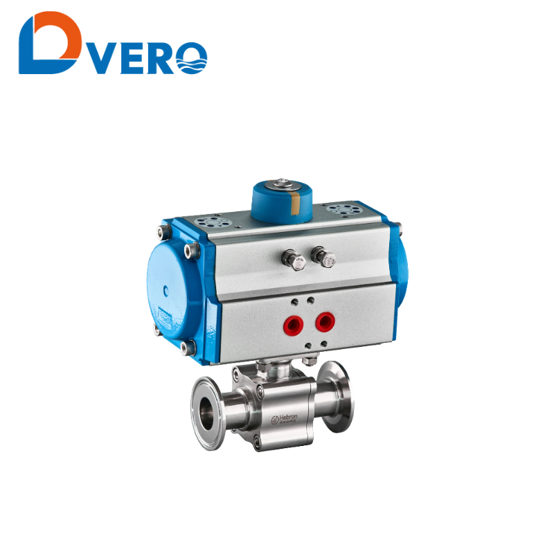 304/316 Pneumatic Three-piece Ball Valve
