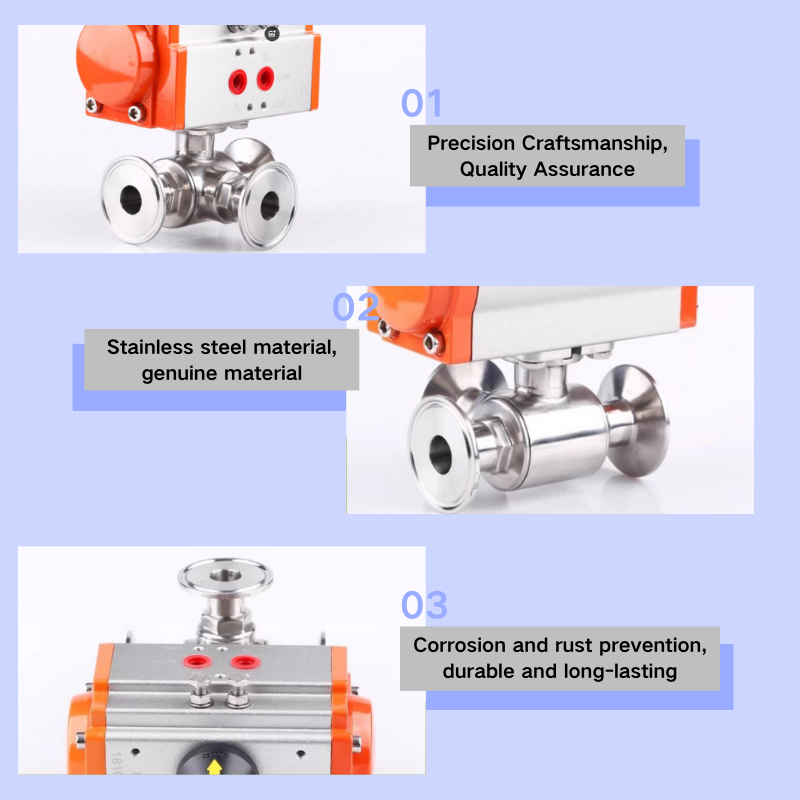 3 way pneumatic diaphragm valve