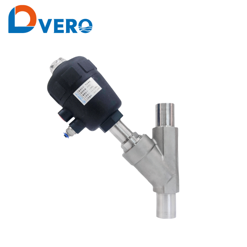 304/316 pneumatic angle seat valve