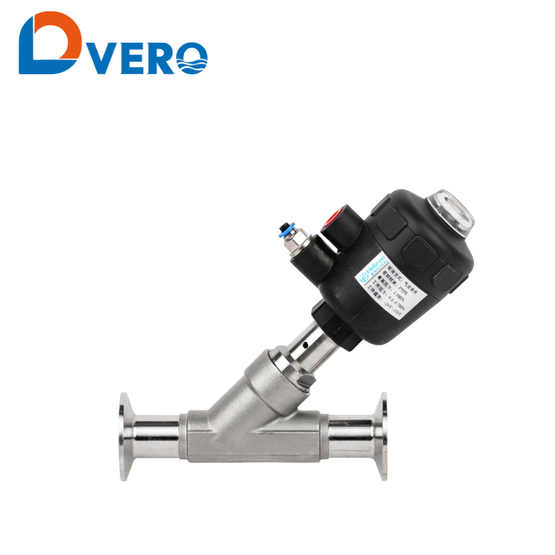 304/316 pneumatic angle seat valve