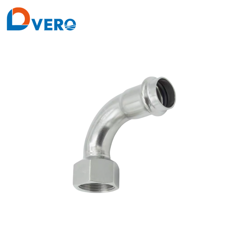 V-shaped female thread 90-degree elbow