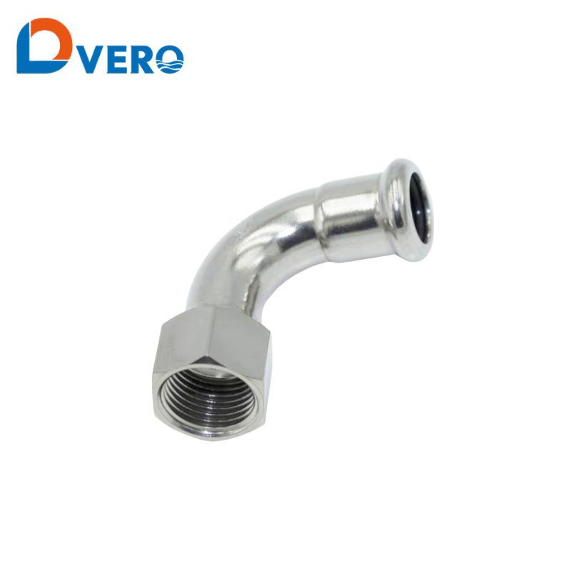 m-shaped female thread 90 degree elbow