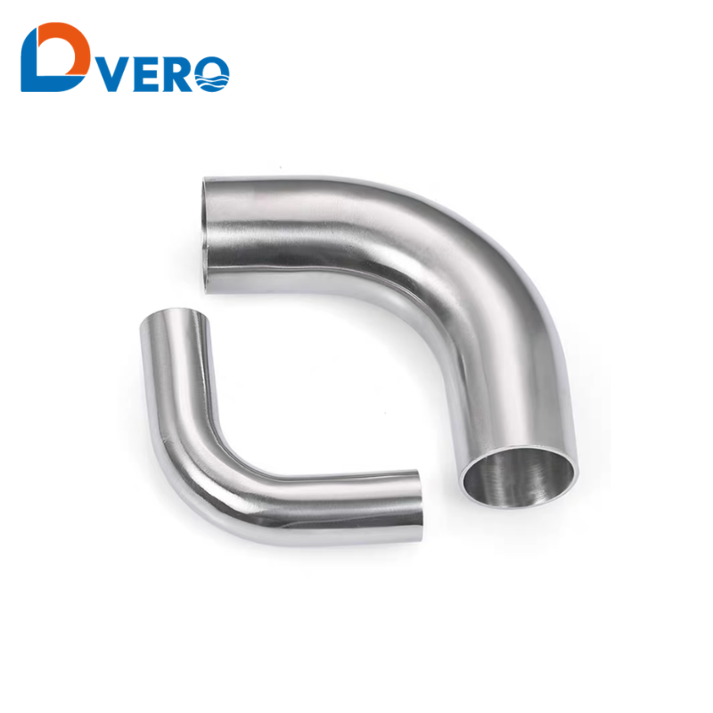 sanitary 90 degree long elbow