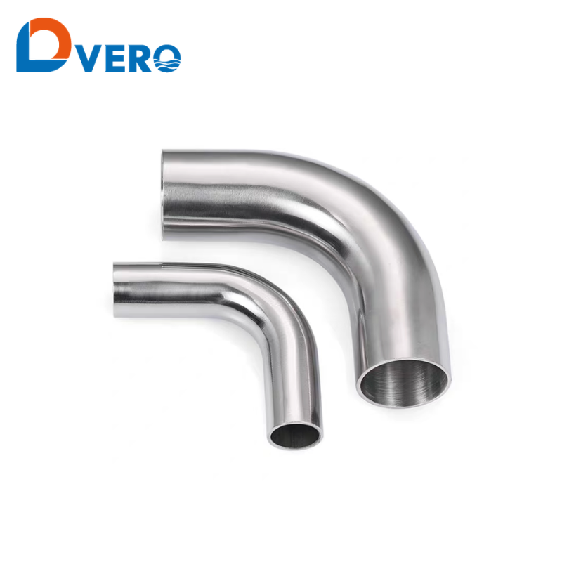 sanitary 90 degree long elbow